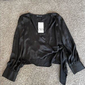 NWT Zara satin top